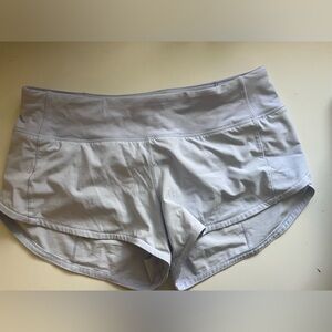 Lululemon speed up short size 4 2.5” inseam sky blue